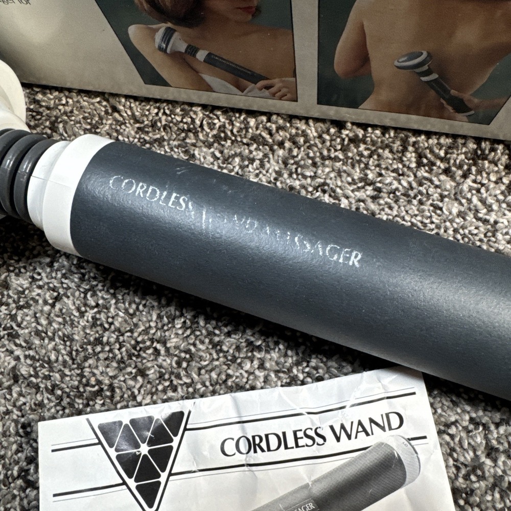 Vintage GNC Battery Wand Massager 2 Speed Control Cordless 186222 - Picture 3 of 5
